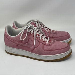 Nike Air Force 1 Low 07 LV8 Sneakers Red White 718152-604 Men’s 11.5